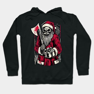 Evil Santa T-Shirt - Twisted Holiday Mischief Hoodie